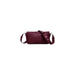 Burgundy leather crossbody bag with silver hardware from Desigual Women Bag collection