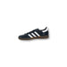 Classic Adidas Handball Spezial sneaker in navy blue with white stripes and gum sole