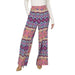 Colorful wide-leg pants with a vibrant geometric pattern - Only Women Trousers