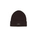 Dark brown knit beanie featuring a Calvin Klein label from Calvin Klein Men Cap