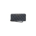 Dark gray monogrammed GUESS wallet with wrist strap from Guess Women Wallet collection