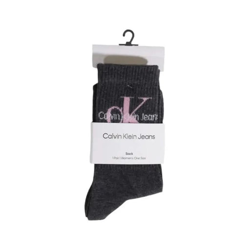 Dark gray sock with Calvin Klein Jeans branding for Calvin Klein Jeans Men Underwear