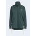 Dark green Adidas track jacket with full-length zipper and white chest logo - Women’s Sweatshirts