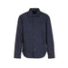 Dark navy blue Armani Exchange men shirt with long sleeves and collar