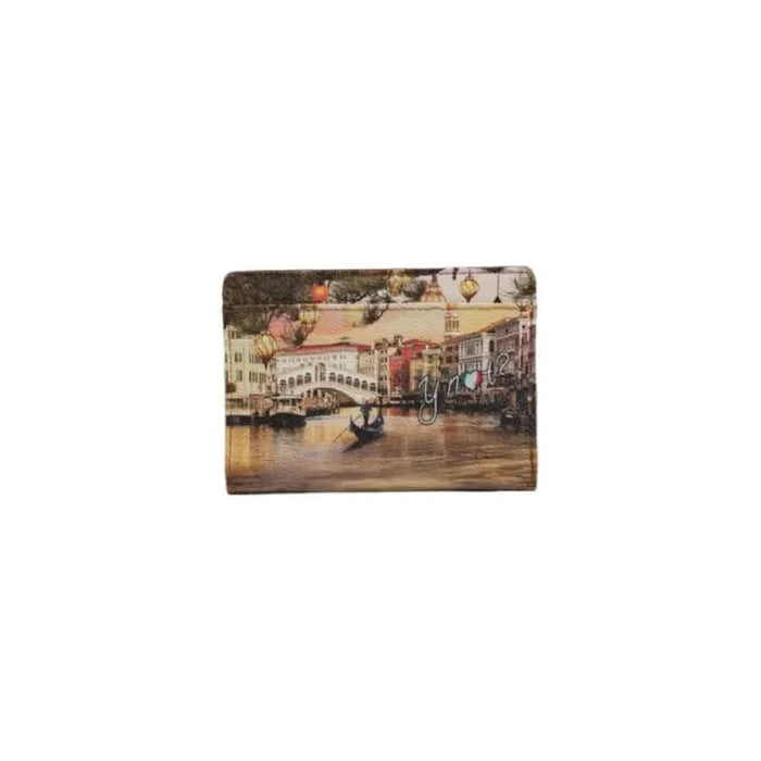 Decorative wooden plaque of Venice’s Rialto Bridge on Y Not Women Wallet