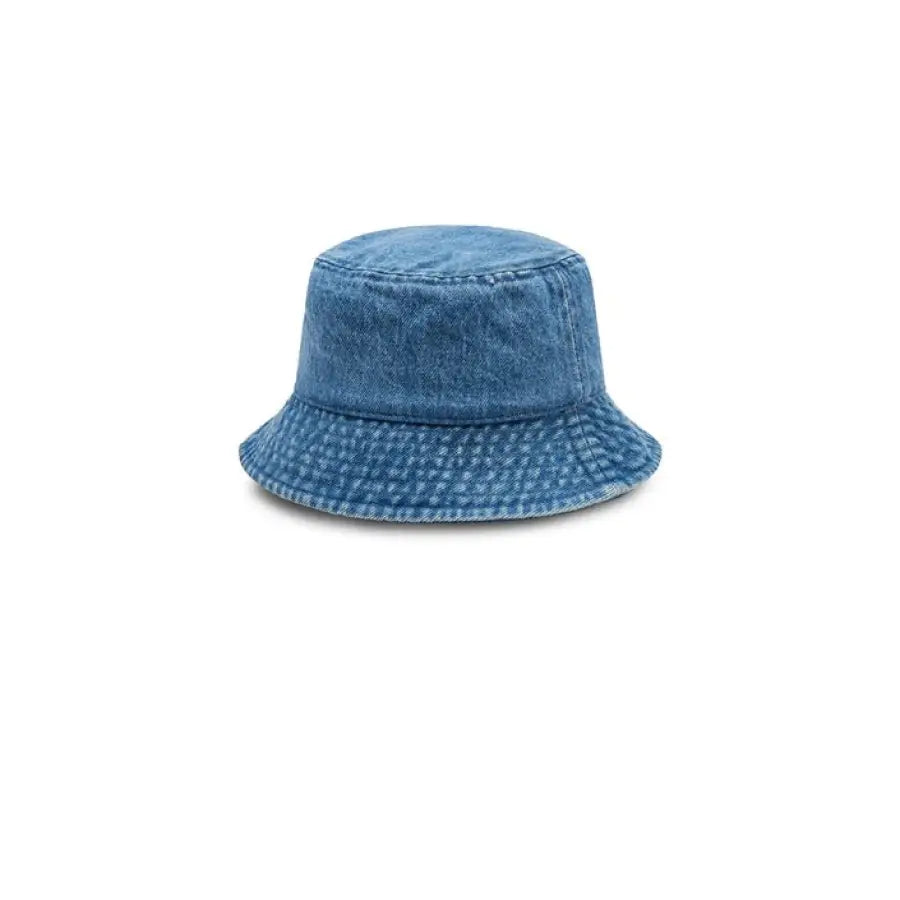 Calvin Klein Women’s Denim Bucket Hat with Faded Blue Wash