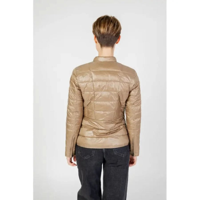 Blauer Blauer women jacket for spring summer, featuring the elegant gold jacket.