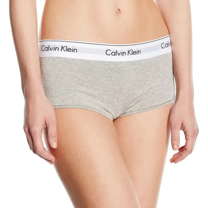 Gray Calvin Klein women’s underwear with white waistband - Calvin Klein Underwear Women