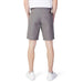 Gray knee-length shorts worn by a person showcasing Napapijri Men Shorts collection