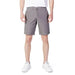 Model wearing Gray Knee-Length Shorts from Napapijri Men Shorts collection