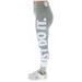 Nike Women’s Gray Leggings with ’JUST DO IT’ in white print along the leg