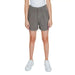 Gray pleated shorts with pockets, styled with a white top and sneakers - Vero Moda Women Short