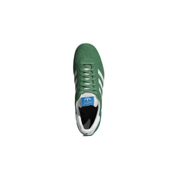 Green Adidas sneaker with white stripes from the Adidas Men Sneakers collection