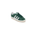 Green Adidas sneaker with white stripes and gum sole, featured in Adidas Men Sneakers