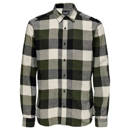 Only & Sons - Men Shirt - green / XS - Clothing Shirts