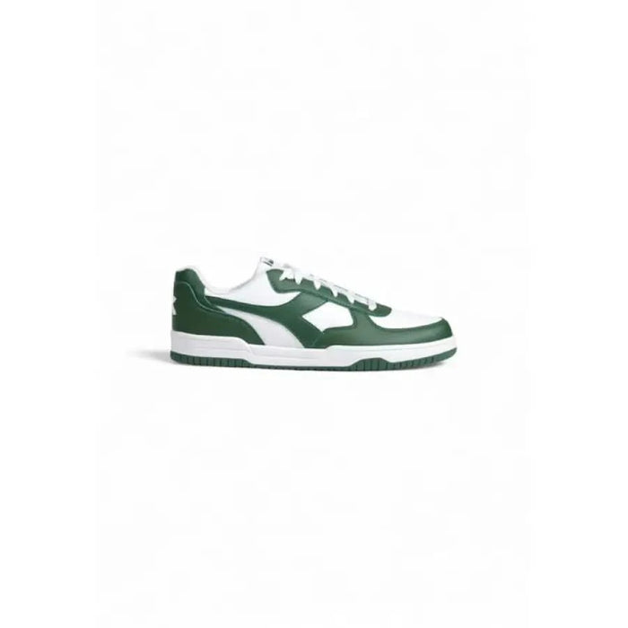 Green and white retro athletic sneaker from Diadora for men