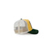 Goorin Bros men cap featuring a yellow and green mesh hat with mesh front.