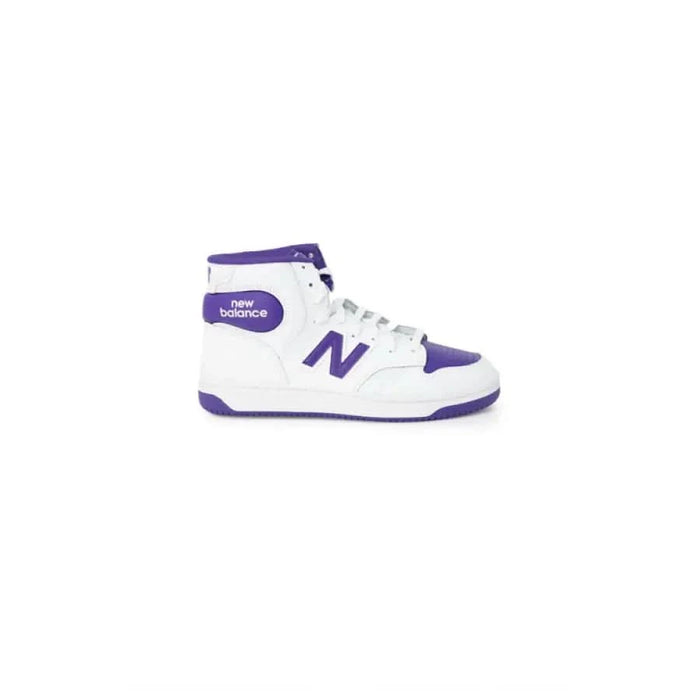 High-top New Balance sneaker in white and purple - New Balance Women Sneakers