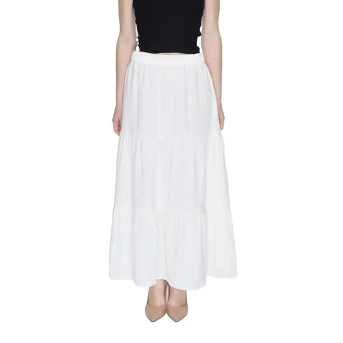 Jacqueline De Yong - Women Skirt - white / XS - Clothing