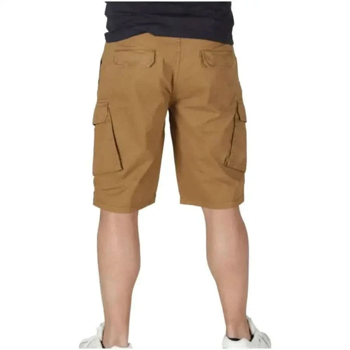 Khaki cargo shorts with multiple pockets from Lyle & Scott Men Shorts collection