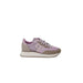 Lavender and taupe Wushu Women Sneakers with white sole - stylish athletic footwear