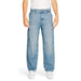 Light blue baggy denim jeans from Jack & Jones for men, featuring a stylish design