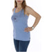 Light blue Converse All Star tank top worn by woman, Converse Women Undershirt