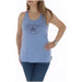 Light blue Converse All Star tank top worn by woman, from Converse Women Undershirt collection