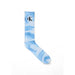 Light blue tie-dye sock with CK logo from Calvin Klein Men Underwear collection