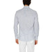 Light gray button-up shirt with a small repeating pattern – Antony Morato Men Shirt