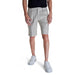 Light gray knee-length pleated shorts by Antony Morato worn with white sneakers