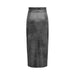 Long black high-waist pencil skirt by Only for women, perfect for elegant outfits