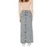 Calvin Klein Jeans Women Skirt: Long Denim Maxi Skirt in Faded Light Blue Wash