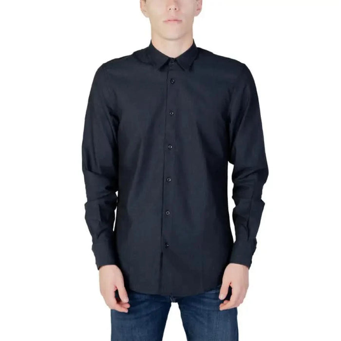 Antony Morato - Men Shirt - blue / 44 - Clothing Shirts