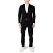 Mulish Men Suit in urban city style, man wearing black suit and white shirt