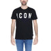 Icon Icon men t-shirt featuring a man in a black ICON shirt