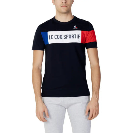 Le Coq Sportif - Men T-Shirt - blue / S - Clothing T-shirts