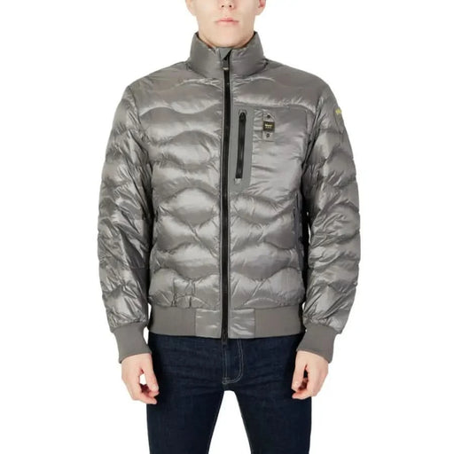 Blauer - Men Jacket - grey / S - Clothing Jackets