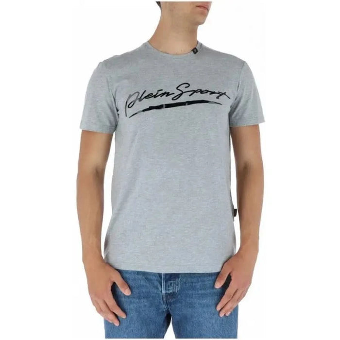 Plein Sport - Men T-Shirt - grey / S - Clothing T-shirts