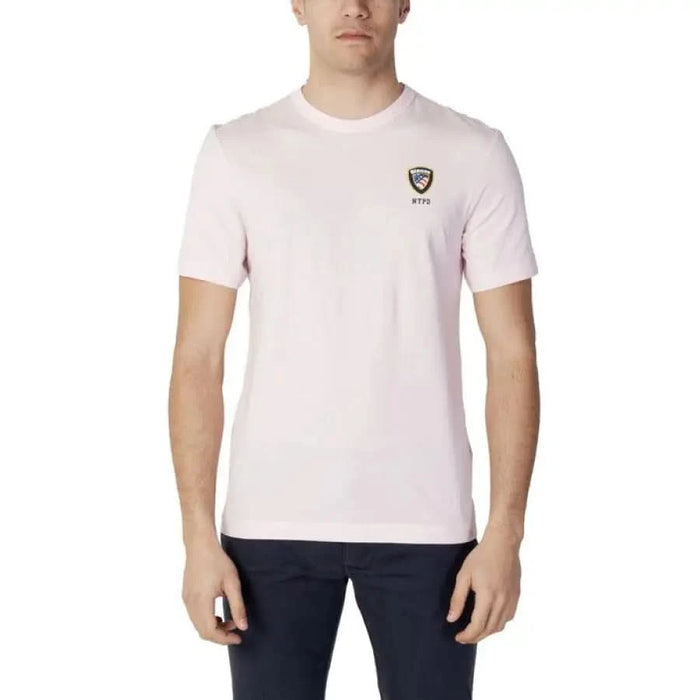 Blauer - Men T-Shirt - pink / S - Clothing T-shirts