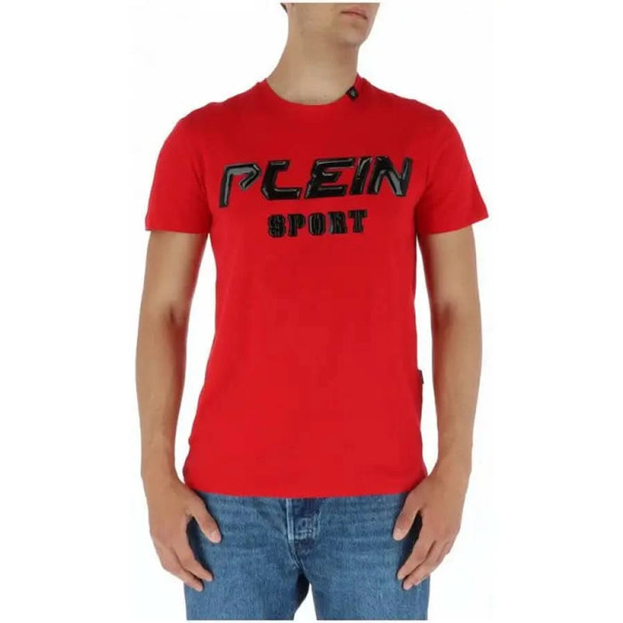 Plein Sport - Men T-Shirt - red / S - Clothing T-shirts