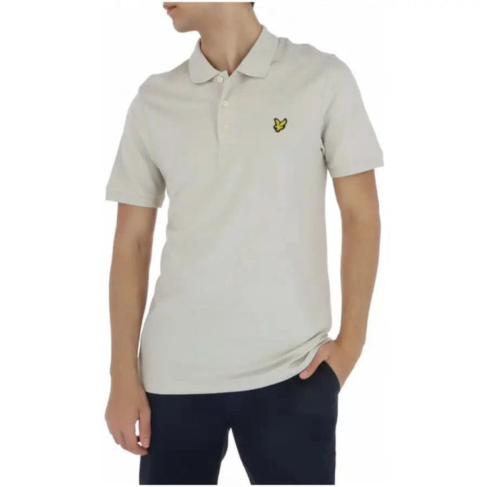 Lyle & Scott Men Polo white shirt with Ferrari logo for all seasons product