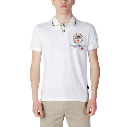 Napapijri - Men Polo - white / S - Clothing