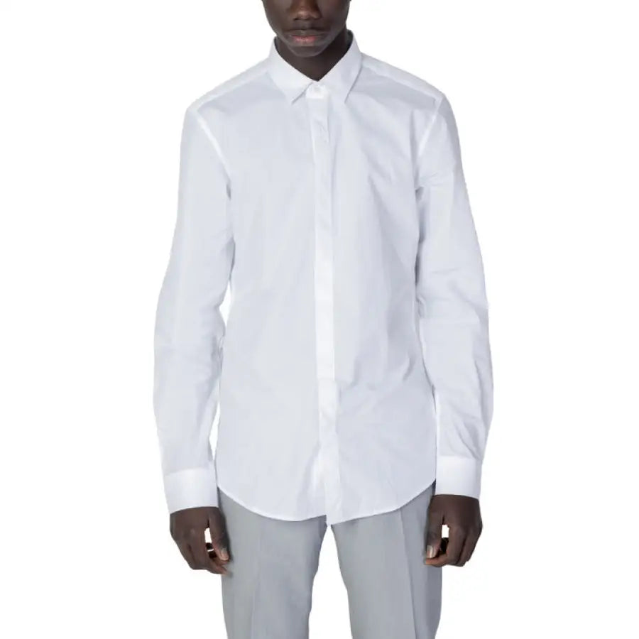
                      
                        Antony Morato - Men Shirt - white / 46 - Clothing Shirts
                      
                    