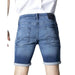 Jack & Jones men in white shirt and blue shorts for spring summer