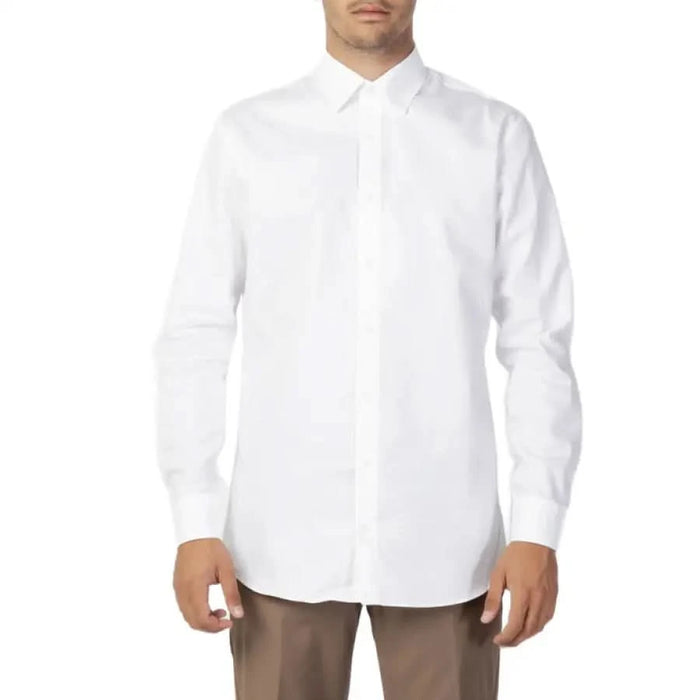 Selected - Men Shirt - white / XS - Clothing Shirts