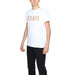 Alviero Martini Prima Classe men’s white t-shirt with ’I Love You’ in gold foil