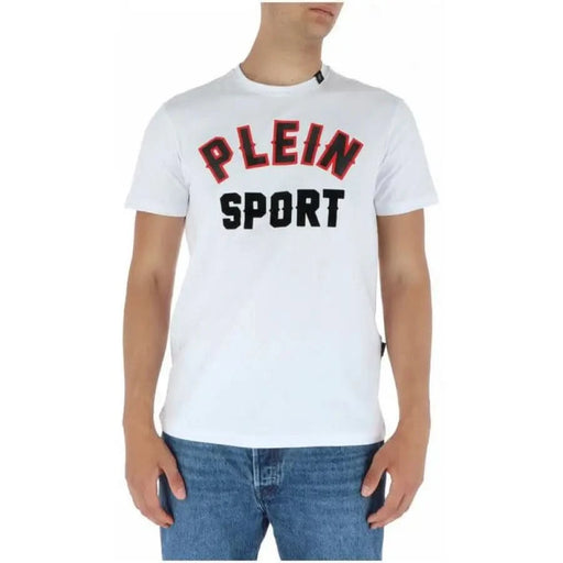 Plein Sport - Men T-Shirt - white / S - Clothing T-shirts