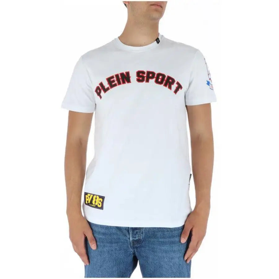 Plein Sport - Men T-Shirt - white / S - Clothing T-shirts