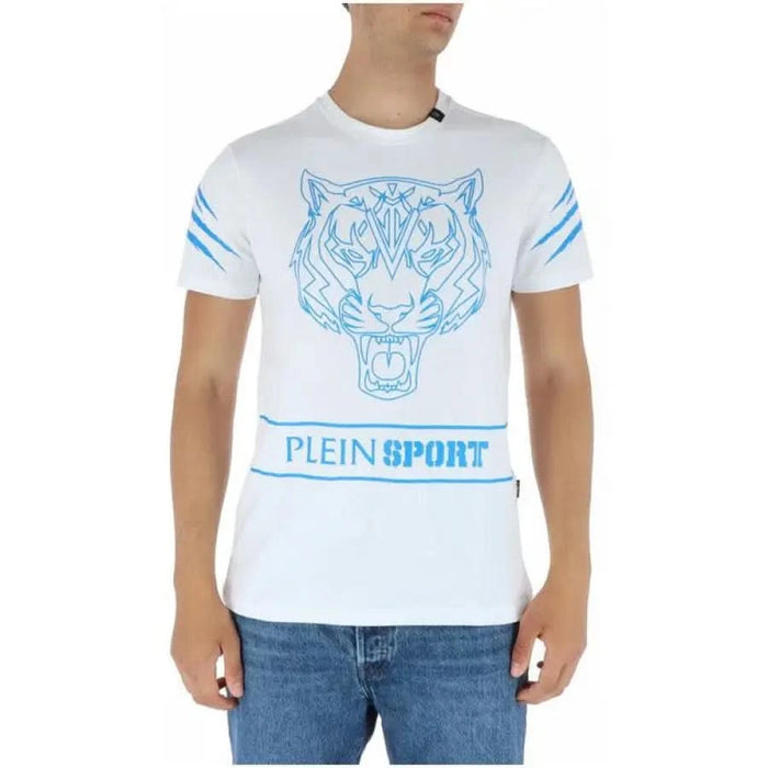 Plein Sport - Men T-Shirt - white / S - Clothing T-shirts